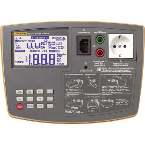 Fluke Gerätetester tragbar FLUKE-6200-2 DE (1/2)