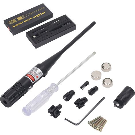 Kit de visée laser rouge en alliage d'aluminium pour armes de calibre 0,22 à 0,5, outil de localisation de cible (1/5)