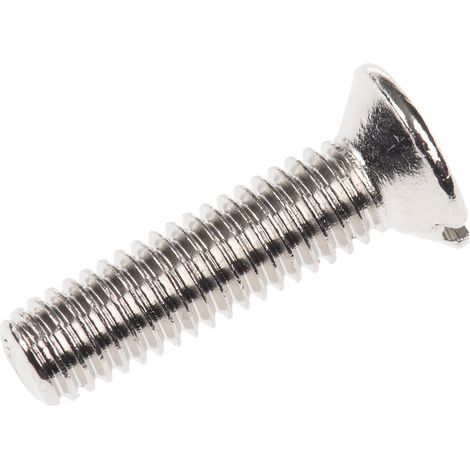 Vis à métaux RS PRO M3 à tête Fraisée fendue en Laiton, 12mm ( Prix pour Sachet de 100 ) (1/2)