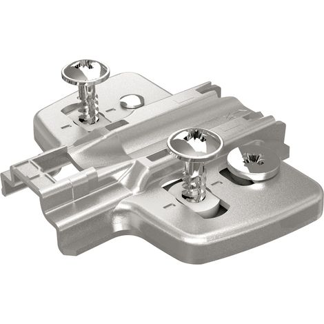 Embase cruciforme à visser - Distance : 0 mm - HETTICH
