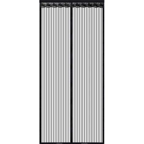 Fliegengitter Balkontür 90x210cm mit Magneten, Klettband, werkzeugfreie Montage (1/5)