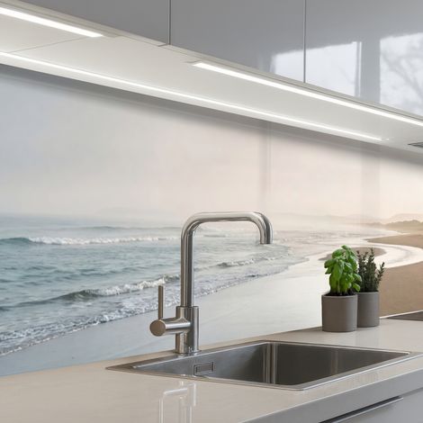 Kitchen Splashback Coastline - Beach - Ocean 400x80 cm