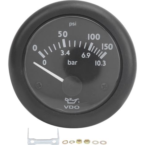 Öldruckanzeiger, Dieselgenerator, Messzeiger, 52 mm, 0–150 psi, 24 V DC