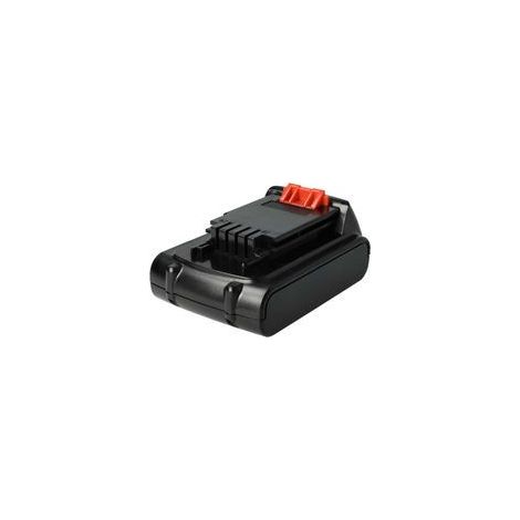 Batterie de remplacement 18V 2000mAh Li-ion – Compatible Black & Decker – Performance optimale pour outils électriques (1/2)