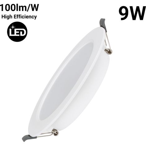 Downlight LED Empotrable Circular - 9W - Corte Ø110mm - Blanco Frío