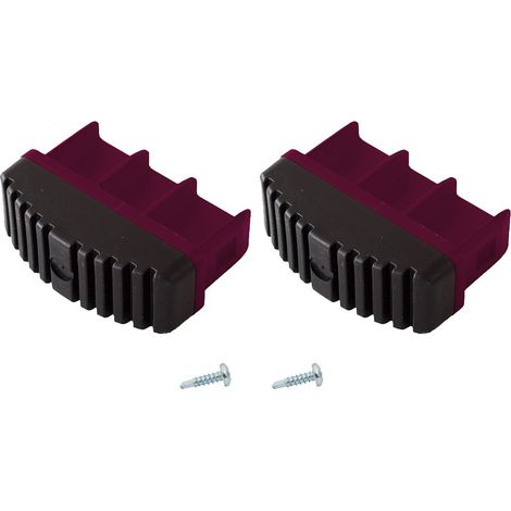 Krause Fußstopfen Corda Kunststoff 77 x 25 mm 2 Stück (1/3)