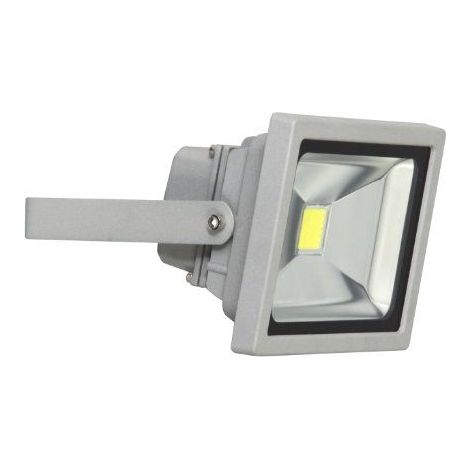 Smartwares Outdoor LED Floodlight, Silver, 20 W, IP65, A+ Energy Rated 10.051.67