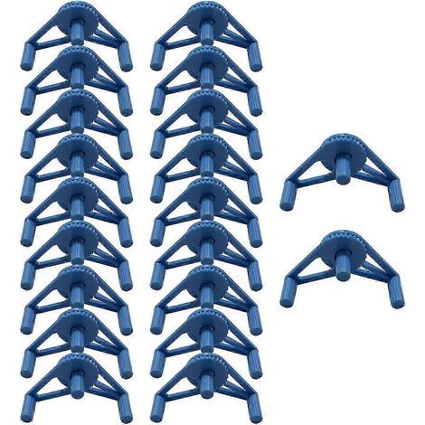 20x Pflanzenstängel-Trainingsclips, Zubehör für Growzelte, stressarms Pflanzentraining, Kontrolle von Pflanzenzweigen, Biegehilfe für Gartenpflanzen-Blau (1/5)