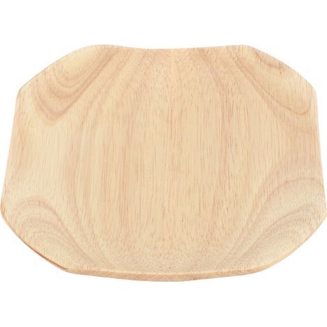 Assiette carrée en bois pour sushis, snacks, gâteaux secs, desserts - Plateau de service pour maison et vaisselle (1/5)