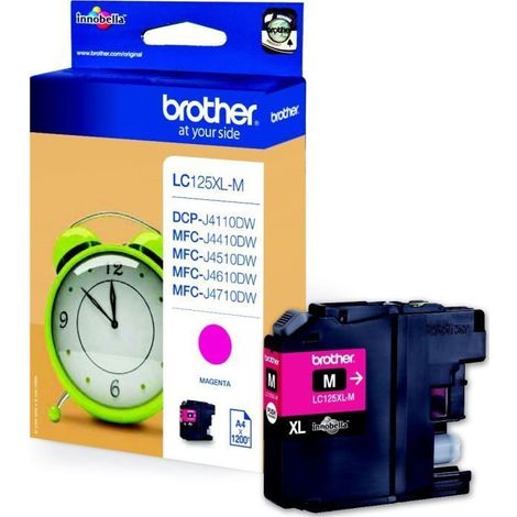 Brother LC125XLM Cartouche dencre Magenta (1/2)