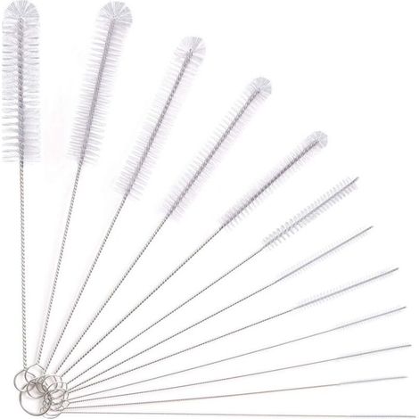 12-teiliges Schlauchreinigungsbürsten-Set, Reinigungsbürste, Schlauchreinigungsbürste für Flaschen, Schlauchreinigungsbürsten (1/5)