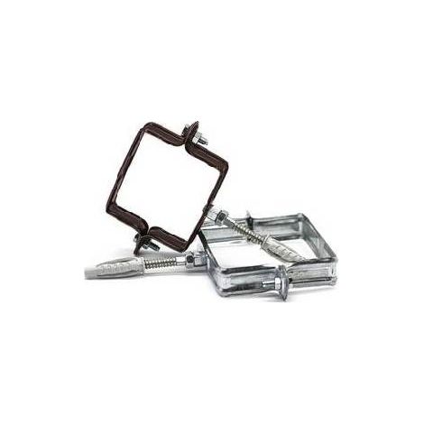 COLLARE PLUVIALE QUADRO Diam. 100x100 mm - Zincato DH