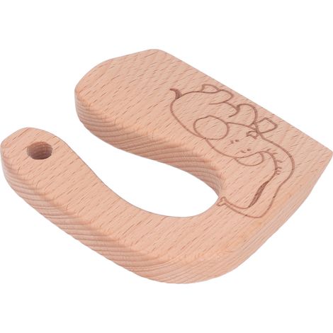 Holzmesser für Kinder, Obst- und Gemüseschneider, Brotmühle, elefantenförmiges Outdoor-Küchenspielzeug (1/4)