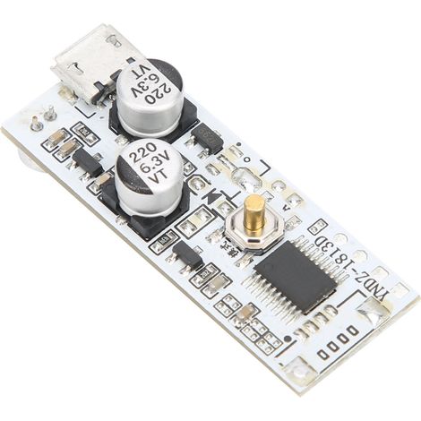 BYS459-1500 Mini lampe torche USB à spectre musical, commande vocale, sensibilité réglable, couleur vert clair. (1/5)