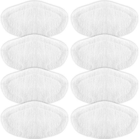 8 Remplacement Serpillères Lingettes pour Balai Polti Vaporetto Alternative à PAEU0332