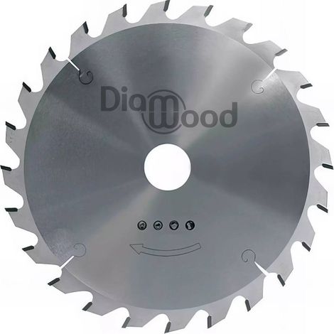 Lame de Scie Circulaire HM D. 130 x Al. 16 x ép. 2.6/1.6 mm x Z24 Alt pour Bois - Diamwood