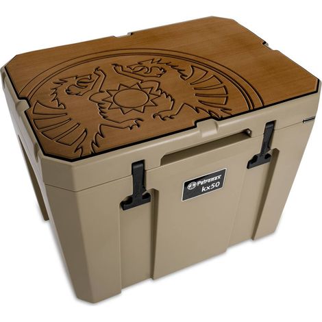 Revêtement antidérapant pour glacière kx50 - brun rainuré