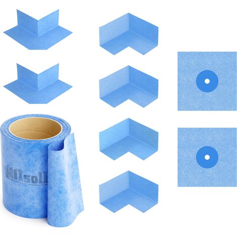 Isolbau Dichtset Dichtband 10m Bandset Bad Dusche Dichtmanschetten Innenecke (1/5)