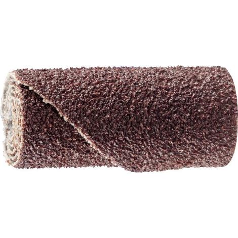 Schleifrolle POLIROLL Ø 12 mm Körnung 80 Breite 25 mm 17000 min-¹ (1/4)