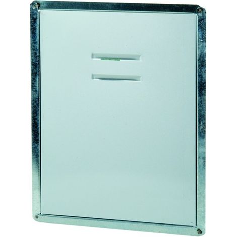 SPORTELLO PER COLLETTORI IN LAMIERA ZINCATA CM 50X24X0,2   Idroweb