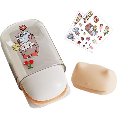 Travel Soap Case Leakproof Soap Box Compact Draining Dish (1/5)