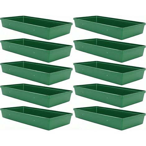 Plateaux en mousse florale pour Arrangement floral, support rectangulaire, plaques de fixation de boue en plastique, bols 10 pièces (10 Pcs) (1/5)