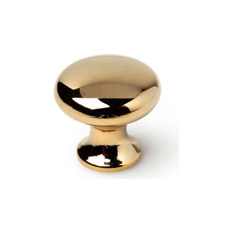 Boutons de meubles - REI - Mod.760 - Zamak - Finition dorée - Ø25 mm (1/4)