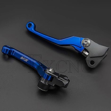 Levier de frein et d'embrayage CNC Pivot pour Yamaha YZ250FX, YZ250X, YZ 250 FX X et YZ450FX (2020-2022) - Gris (1/5)