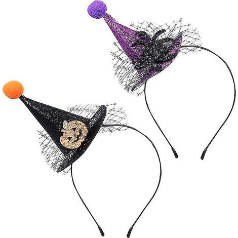 2 Stück Hexenstirnbänder für Halloween-Dekorationen (1/3)