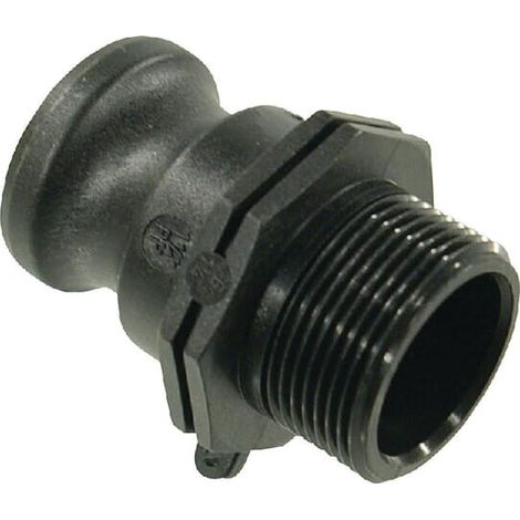 Camlock Tipo F 1.1/4" rosca macho polipropileno ARAG 18105F