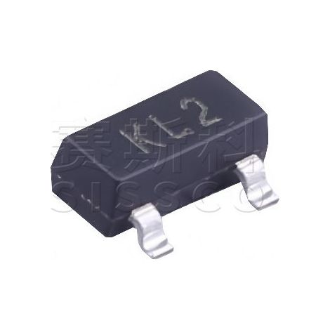 Original Changdian BAT54A Chipdiode, siebgedruckte SMD KL2 SOT-23 30V 200mA Schottky-Diode, elektronisches Bauteil, 5 Stück pro Packung.
