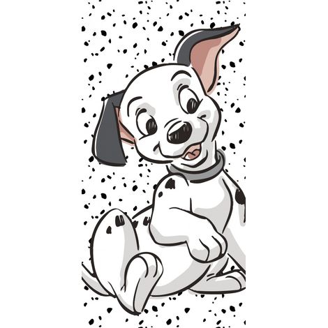 Filiyano-Serviette de bain/de plage Disney 101 Dalmatiens 70x140 cm