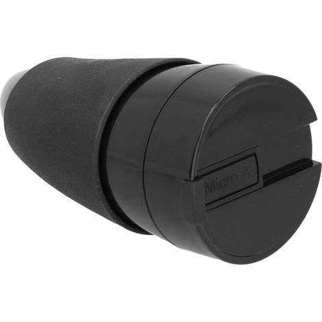 Mug isotherme en forme de corne de chèvre de 230 ml avec revêtement intérieur en acier inoxydable, idéal pour la maison et le bureau (noir).