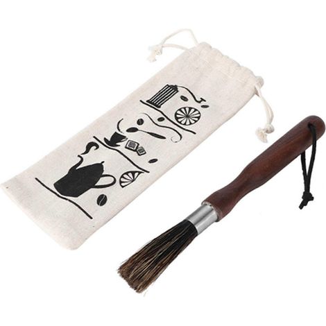 Brosse de nettoyage pour moulin à café, accessoire de broyeur à grains, pinceau de purification pour machine à moudre, outil d'entretien (1/5)