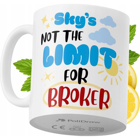 Lustige Kaffeetasse mit witzigem Textdesign für Broker – ideal für Geburtstage, Namenstage und Feiertage. Premium-Tasse für besondere Anlässe, ob im Büro oder zu Hause. Farbe: Weiß, 330 ml. (1/5)