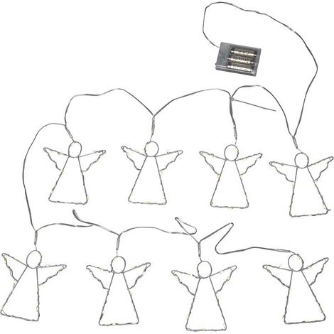 STAR TRADING LED-Draht-Lichterkette Angela 80 LED