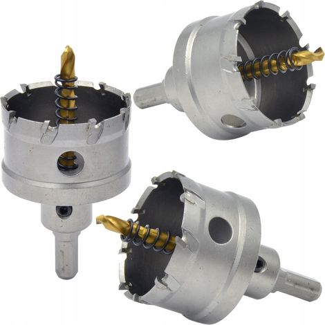 53-mm-Hartmetall-Lochsäge für Metall, Edelstahl, Aluminium, Holz, Falon-Tech (1/5)