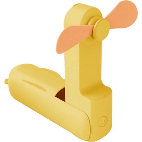 Mini ventilatore pieghevole, ricaricabile tramite USB, leggero e portatile, ideale per studenti, viaggiatori e campeggio.