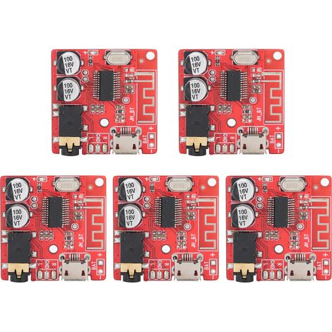 5 Pièces Carte Récepteur Bluetooth 5.0 Module Audio Sans Fil Haute Fidélité pour DIY