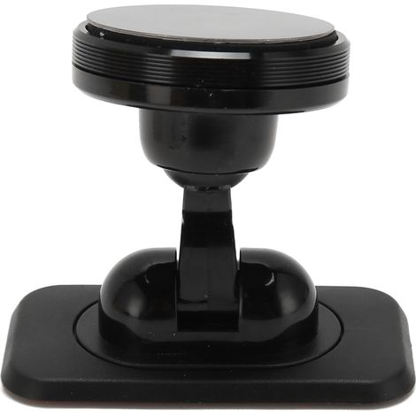 Schwarze Autotelefonhalterung, stabile magnetische Mittelkonsolenhalterung mit Kleberückseite, robuste multifunktionale Halterung für Mobiltelefone. (1/5)