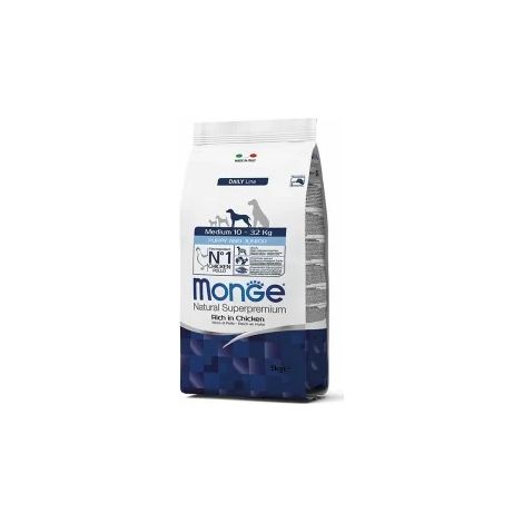 Monge Medium Puppy & Junior 12kg (1/2)