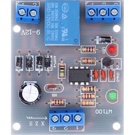 Module de contrôle du niveau d'eau, interrupteur de débit, carte de contrôle du capteur, 12 V CC, pour le drainage. (1/5)
