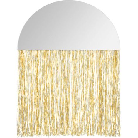 Spiegel Fransen Kristall gold 34x25x0,3cm (1/2)