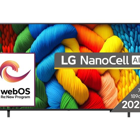 LG NanoCell AI NANO80 75NANO80A3B TV 190,5 cm (75") 4K Ultra HD Smart TV Wi-Fi Nero