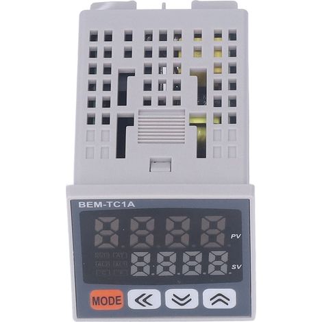 Régulateur de température BERM PID, régulateur de température numérique intelligent à double sortie, 48 x 48 mm, 100 V CA - 240 V CA (1/5)