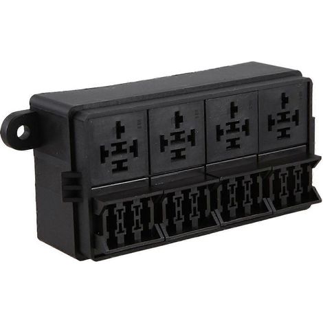 Porte-fusible à 12 voies avec cosses à fourche pour voiture, camion, remorque, bateau (1/5)