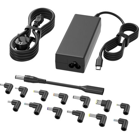 100W USB C Chargeur Universel avec 15 Embouts pour Ordinateur Portable Alimentation (1/5)