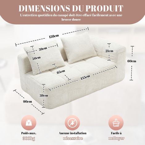 Chaise-longue confortable, sans besoin de montage. Tout est bien rangé et élégant. Grise. (1/5)