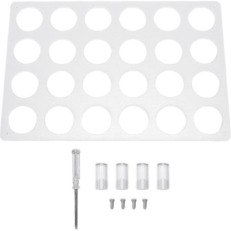Organisateur Capsule Café Acrylic 24 Capsules Transparent Plateau Support Bureau Cuisine Épaisseur 4mm - Station Coffee Pod Holder Transparent Organiseur Tray Acrylic Clear Capsule Organiser Support P (1/5)