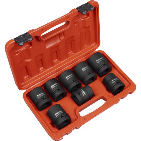 Sealey AK889M Premier Impact Socket Set 1""Sq Drive 8pc